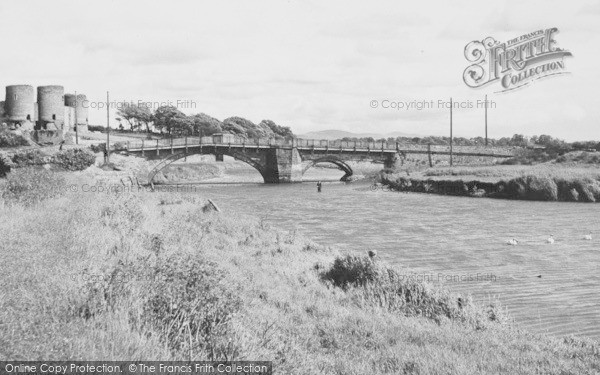 Photo of Rhuddlan, The Bridge And Castle 1952