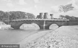 The Castle And Bridge c.1955, Rhuddlan