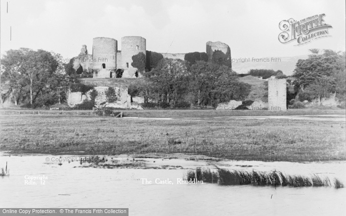Photo of Rhuddlan, The Castle c.1935