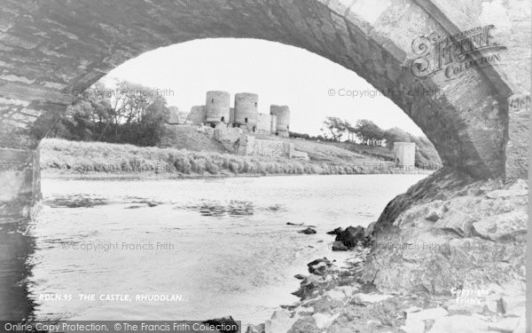 Photo of Rhuddlan, The Castle c.1955
