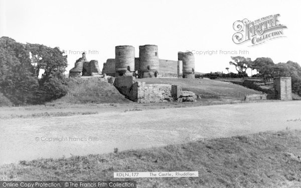 Photo of Rhuddlan, The Castle c.1965