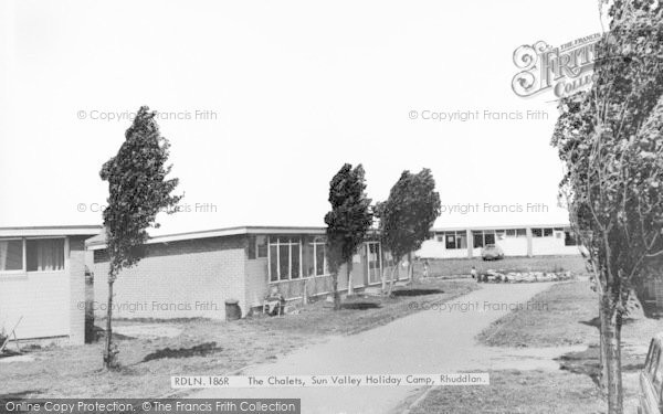 Photo of Rhuddlan, The Chalets, Sun Valley Holiday Camp c.1965