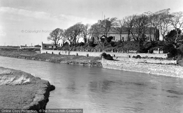 Photo of Rhuddlan, The River Clwyd And St Mary's Church 1951