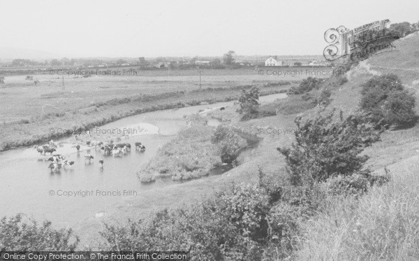 Photo of Rhuddlan, The River From Bonc Hill 1953