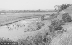 The River From Bonc Hill 1953, Rhuddlan