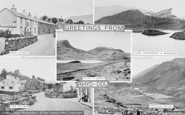 Photo of Rhyd Ddu, Composite c.1955