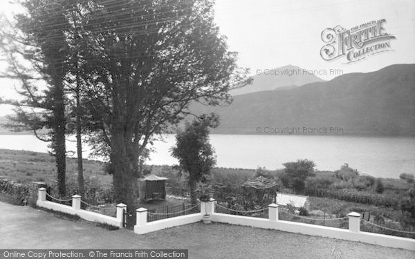 Photo of Rhyd Ddu, Cwellyn Lake And Garn Mountain From Snowdon Ranger Hotel 1935