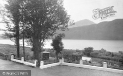 Cwellyn Lake And Garn Mountain From Snowdon Ranger Hotel 1935, Rhyd-Ddu