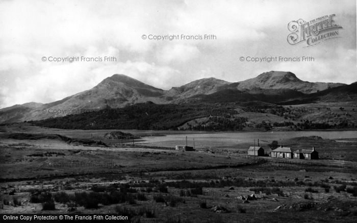 Photo of Rhyd Ddu, The Station, Moel Habog And Llyn Y Cader c.1947