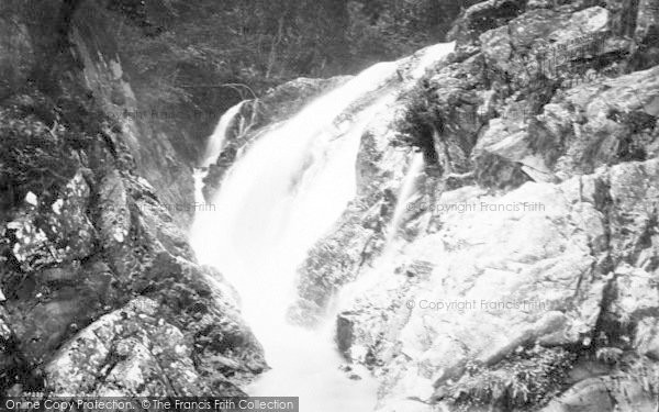 Photo of Rhyd Ddu, Upper Fall 1888