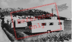 Rhyd-Y-Foel, Caravan Park c.1960, Rhyd-Y-Foel