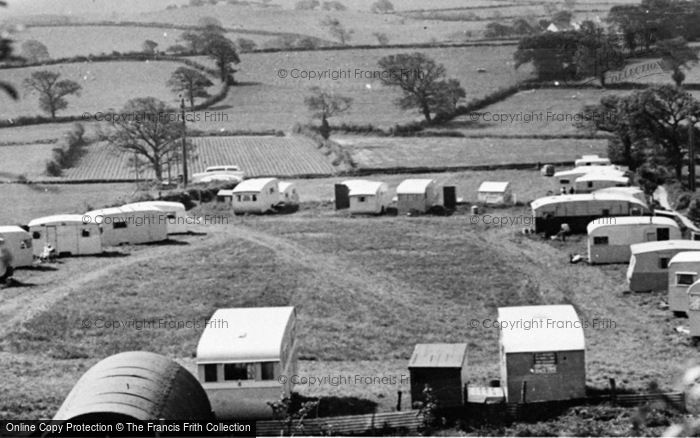 Photo of Rhyd Y Foel, View From Tan Rallt Caravan Site c.1955