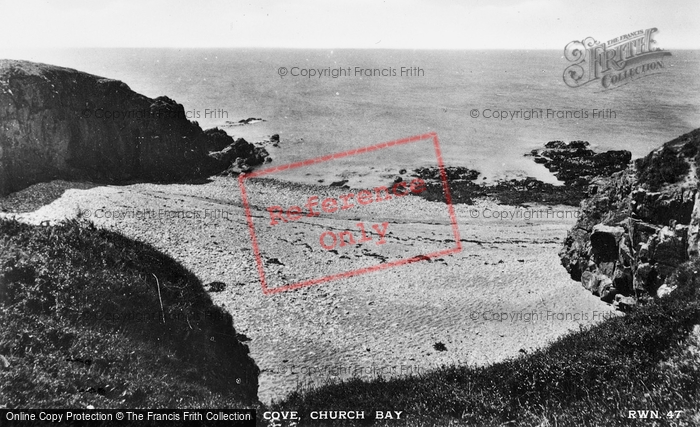 Photo of Rhydwyn, Church Bay, A Cove c.1940