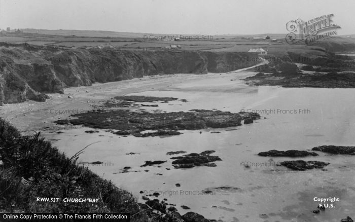 Photo of Rhydwyn, Church Bay c.1950