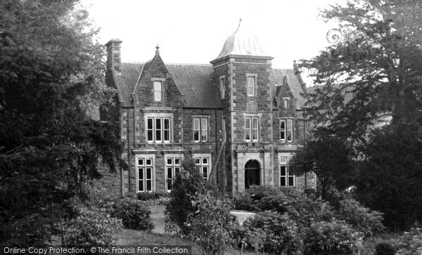 Photo of Rhydymain, Hengwrt Hall c.1955