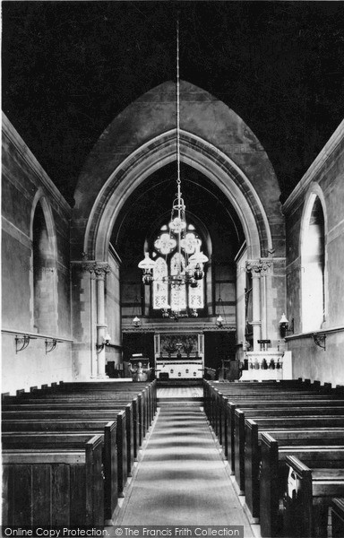 Photo of Rhydymwyn, The Church Interior c.1935