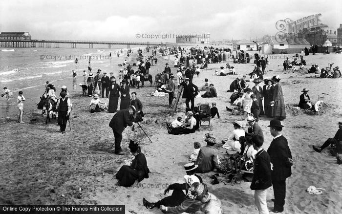 Photo of Rhyl, Beach And Pier 1913
