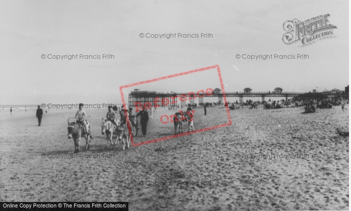 Photo of Rhyl, Beach Ponies c.1965