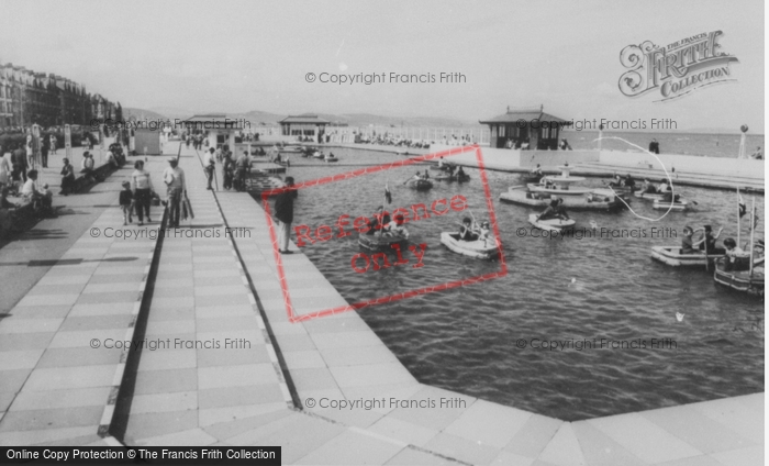 Photo of Rhyl, Boating Lake c.1965