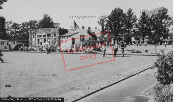 Photo of Rhyl, Botanical Gardens Bowling Green c.1960