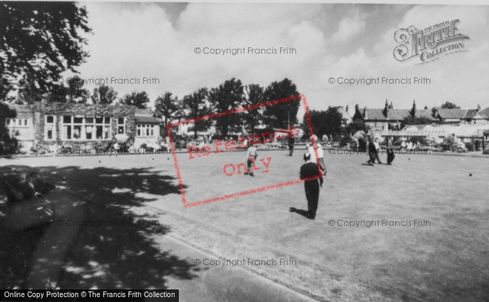 Photo of Rhyl, Botanical Gardens Bowling Green c.1960