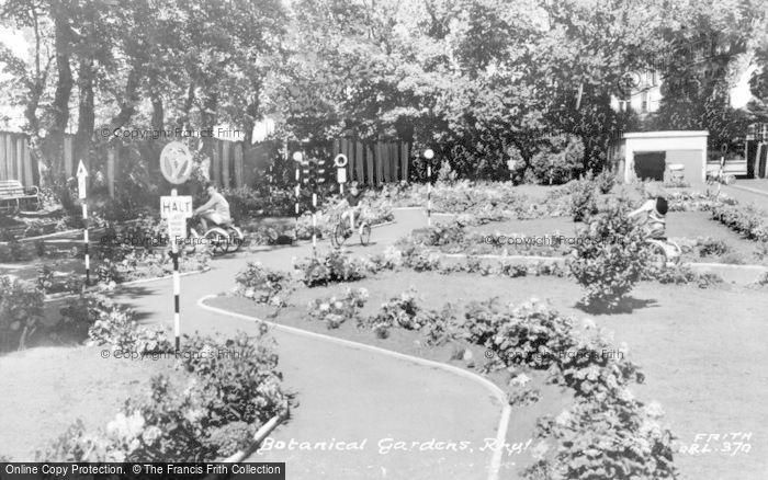 Photo of Rhyl, Botanical Gardens c.1960