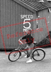 Boy With His Bike c.1955, Rhyl
