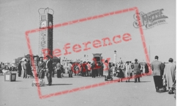 Clock Tower And Promenade c.1955, Rhyl