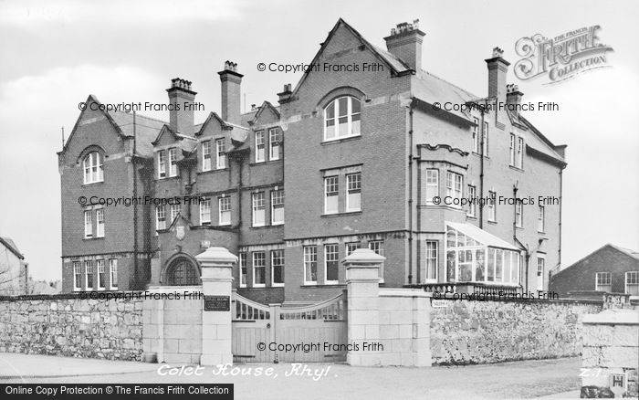 Photo of Rhyl, Colet House c.1950