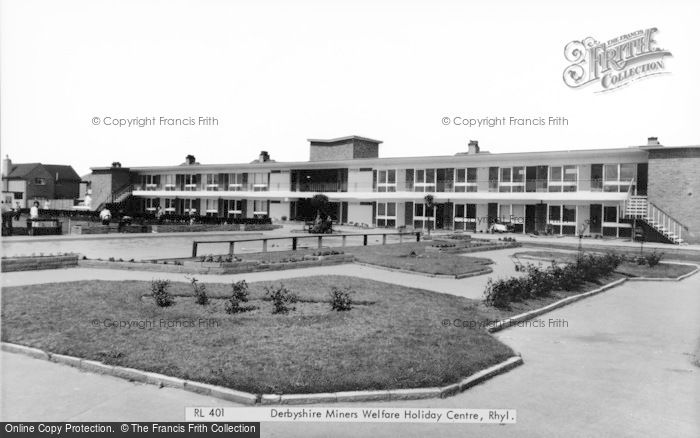 Photo of Rhyl, Derbyshire Miners Welfare Holiday Centre c.1965