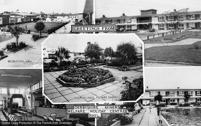 Photo of Rhyl, Derbyshire Miners Welfare Holiday Centre c.1965