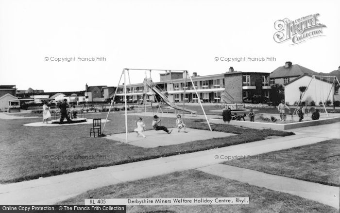 Photo of Rhyl, Derbyshire Miners Welfare Holiday Centre Playground c.1965