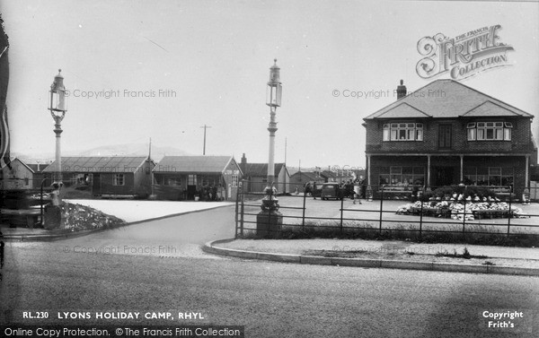 Photo of Rhyl, Entrance To Lyons Holiday Camp c.1955
