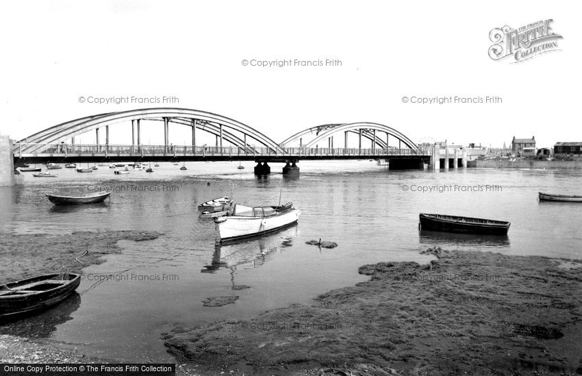 Rhyl, Foryd Bridge c1955