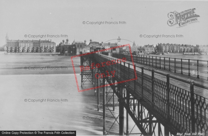 Photo of Rhyl, From The Pier c.1890