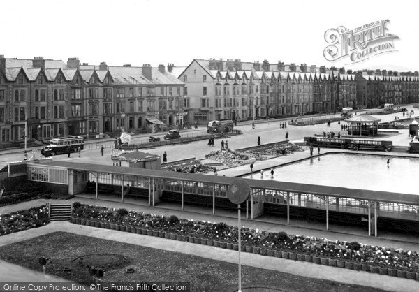 Photo of Rhyl, General View Of The Promenade c.1939
