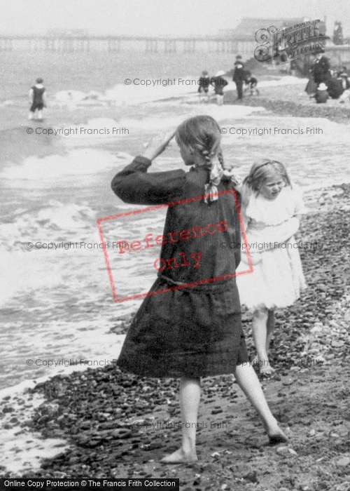 Photo of Rhyl, Girls On The Beach 1913