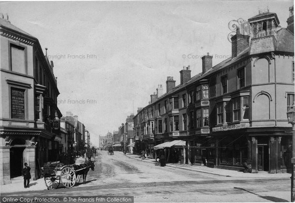 Photo of Rhyl, High Street 1895