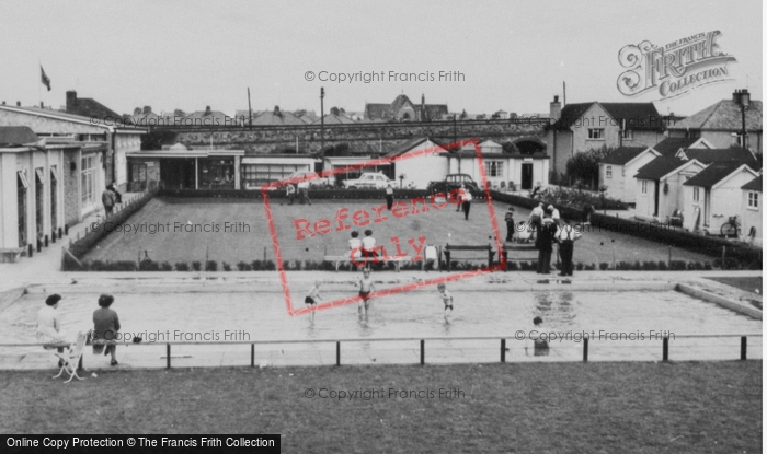 Photo of Rhyl, Holiday Centre, Paddling Pool c.1960