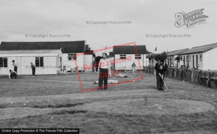 Photo of Rhyl, Holiday Centre, Putting Green c.1960