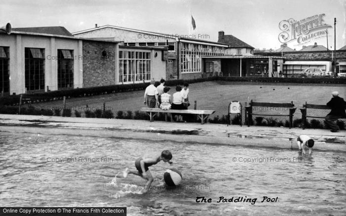 Photo of Rhyl, Holiday Centre, The Paddling Pool c.1960