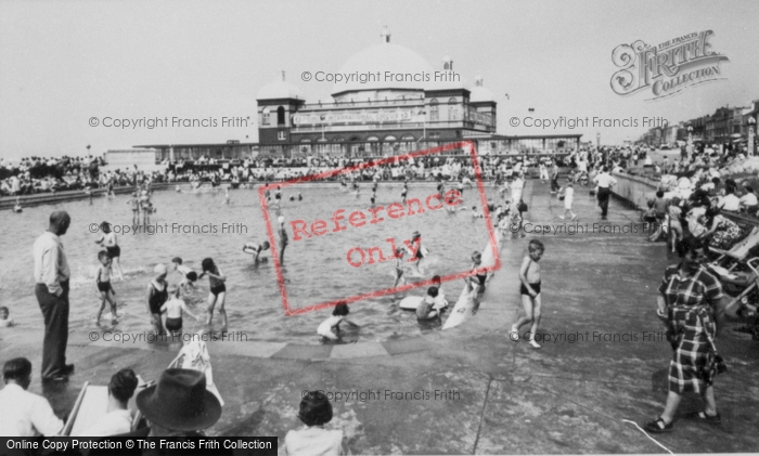 Photo of Rhyl, Paddling Pool c.1955