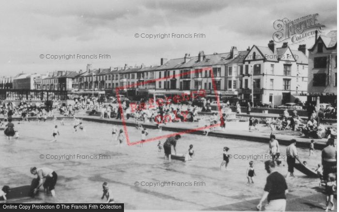 Photo of Rhyl, Paddling Pool c.1965