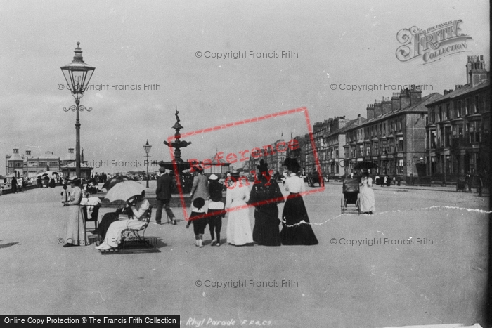 Photo of Rhyl, Parade 1900