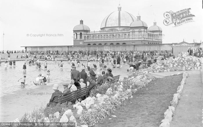 Photo of Rhyl, Pavilion And Paddling Pool c.1935