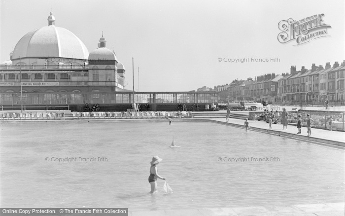 Photo of Rhyl, Pavilion And Paddling Pool c.1948