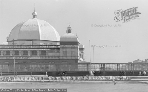 Photo of Rhyl, Pavilion From Paddling Pool c.1948