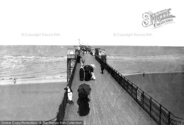 Photo of Rhyl, Pier And Sands 1890