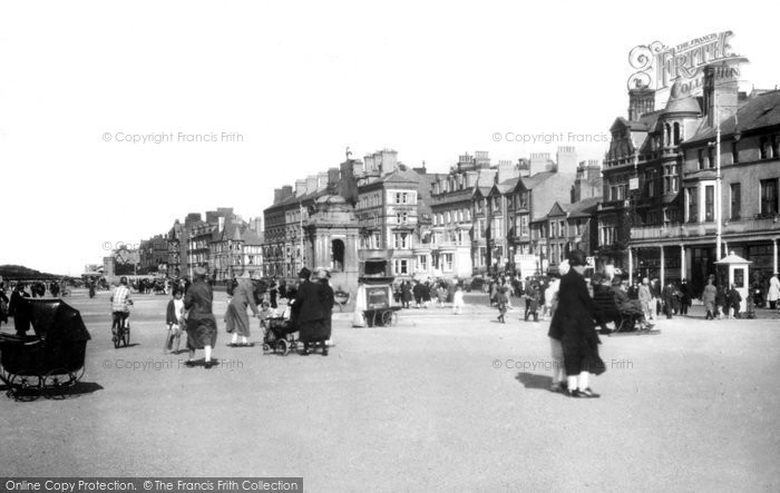 Photo of Rhyl, Promenade, The Fountain c.1930