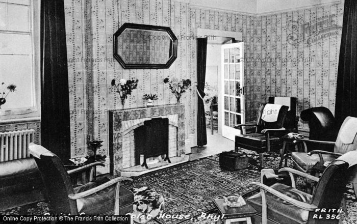 Photo of Rhyl, Quiet Lounge, Colet House c.1960